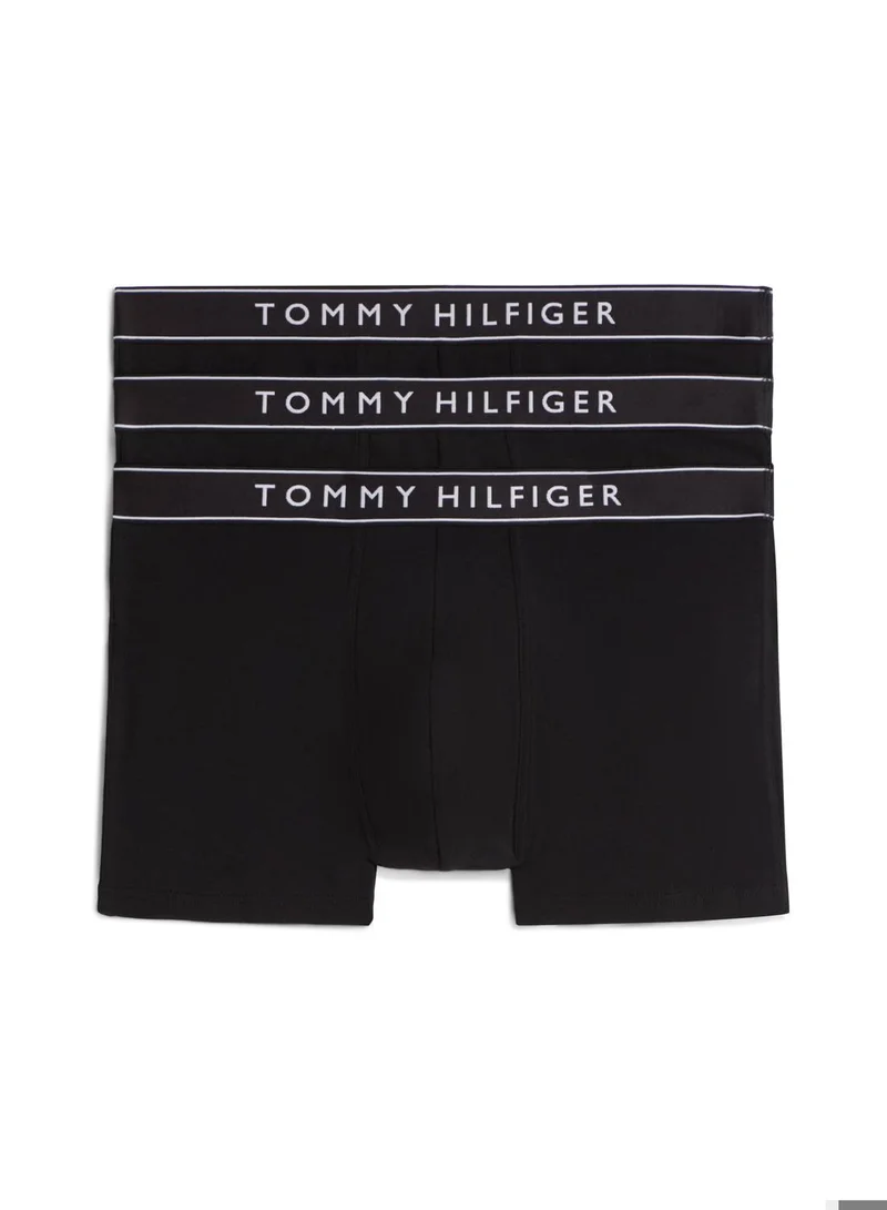 3-Pack Essential Logo Waistband Trunks