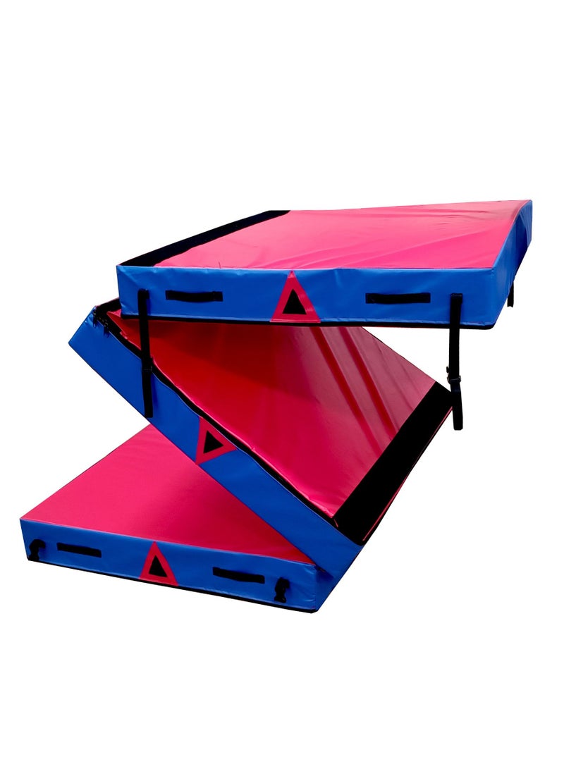 DEGA Medium Crash Mat Connected Pieces With Carrying Handles For Gymnastics - Image 1