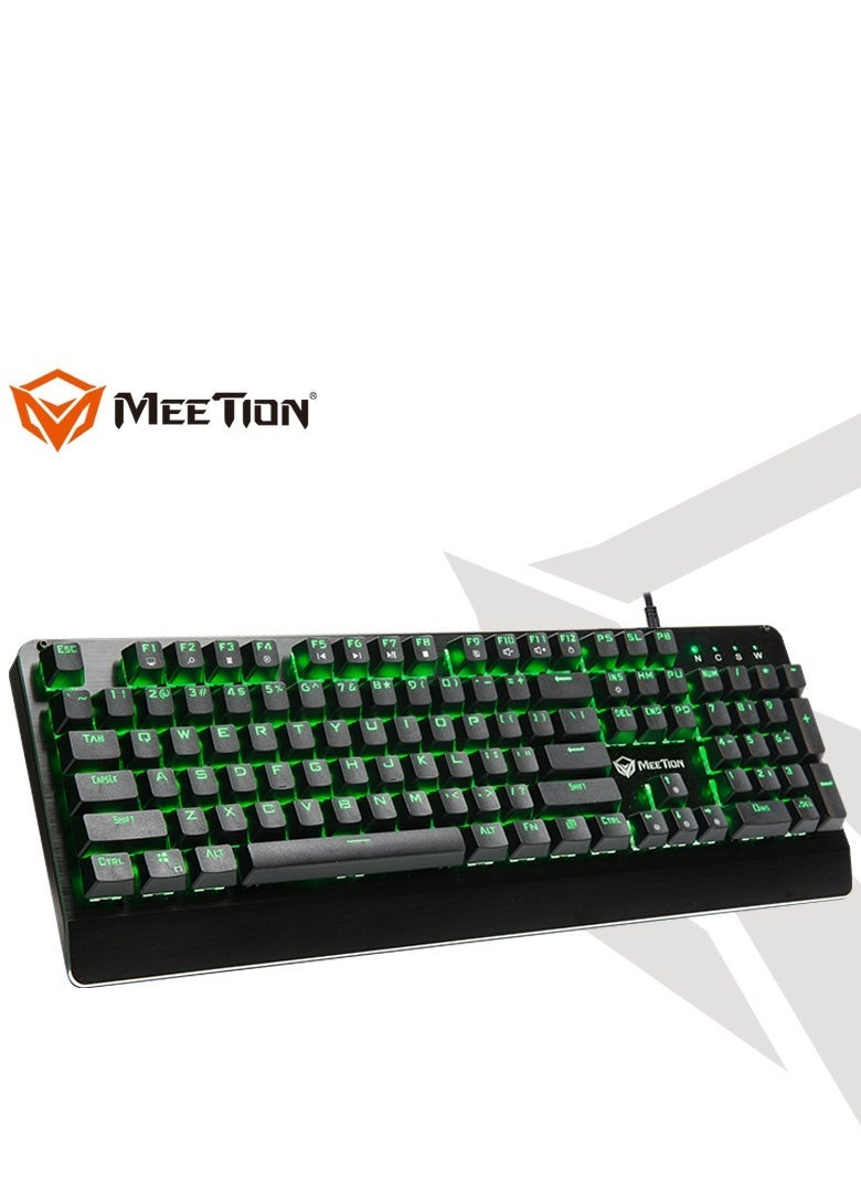 ميشين Meetion MK01 Classic original design, Full key Anti-ghosting, 12 Multimedia Shortcuts, USB braided cable, Plug & Play, System Compatible RGB Mechanical Keyboard - Image 2