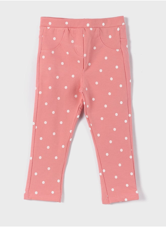 LC WAIKIKI - Elastic Waist Printed Girl Tights - Image 1