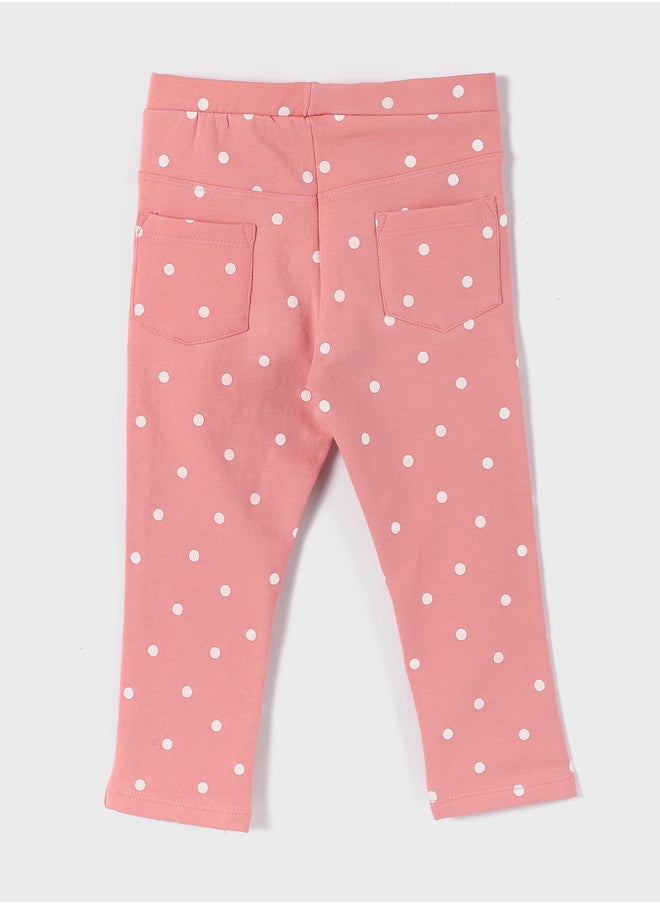 LC WAIKIKI - Elastic Waist Printed Girl Tights - Image 1