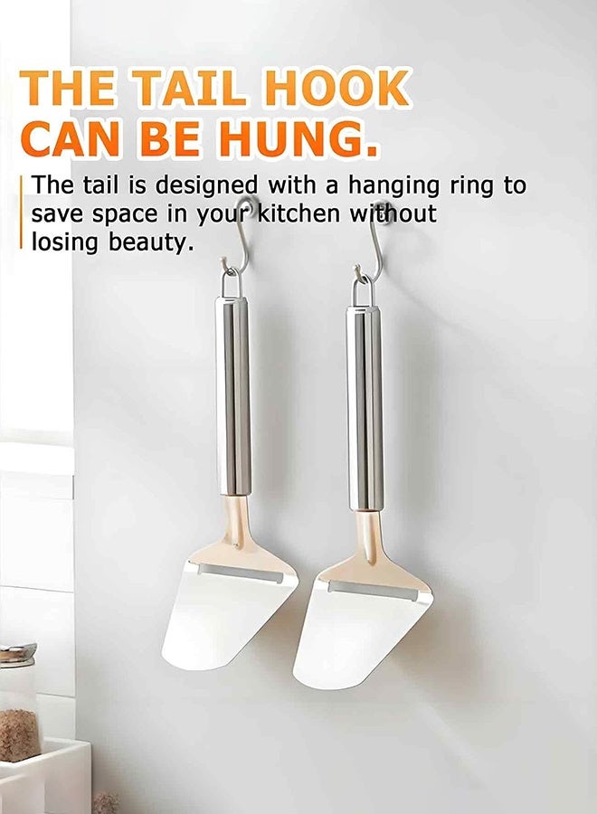 Sweet Life Stainless Steel Cheese Slicer Handheld Cutter with Ergonomic Grip, Dishwasher Safe for Hard/Soft Cheeses, Multi-Functional for Sandwiches, Charcuterie Boards & Daily Cooking - Image 5