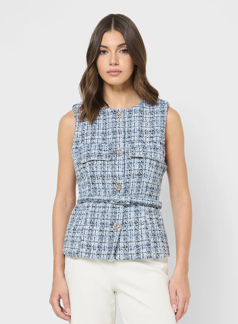 ELLA Tweed Vest