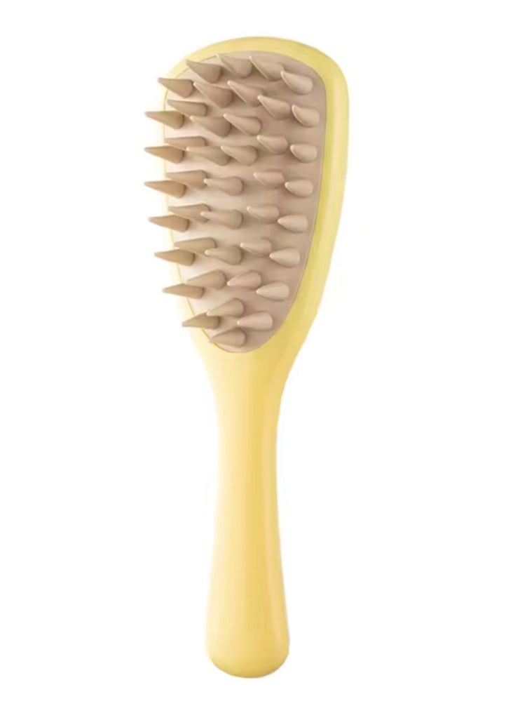Prime by javaudan Long Handle Shampoo Brush Silicone Scalp Massage Comb Hair Scalp Scrubber  Washing Brush  - Image 1