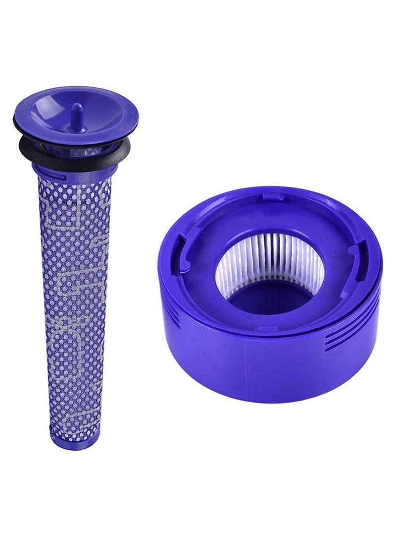 Y&D 2 Pack Pre and Post Filters Replacement for Dyson V7 V8 Cordless Vacuum Filter Bundle, Replace # DY-96566101, DY-96747801  - Image 1