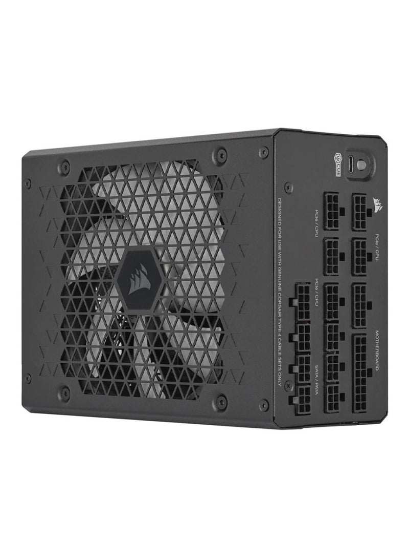 CORSAIR HX1200i 1200W Fully Modular ATX 3.1 Platinum Power Supply, Ultra-Low Noise, iCUE Digital Control, 80+ Platinum, PCIe 5.1 Ready, Japanese Capacitors, Zero RPM Fan Mode, Black | CP-9020281-UK - Image 3