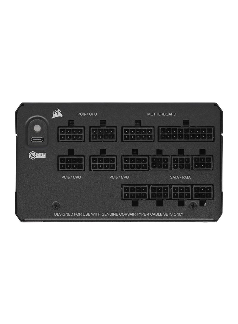 CORSAIR HX1200i 1200W Fully Modular ATX 3.1 Platinum Power Supply, Ultra-Low Noise, iCUE Digital Control, 80+ Platinum, PCIe 5.1 Ready, Japanese Capacitors, Zero RPM Fan Mode, Black | CP-9020281-UK - Image 2