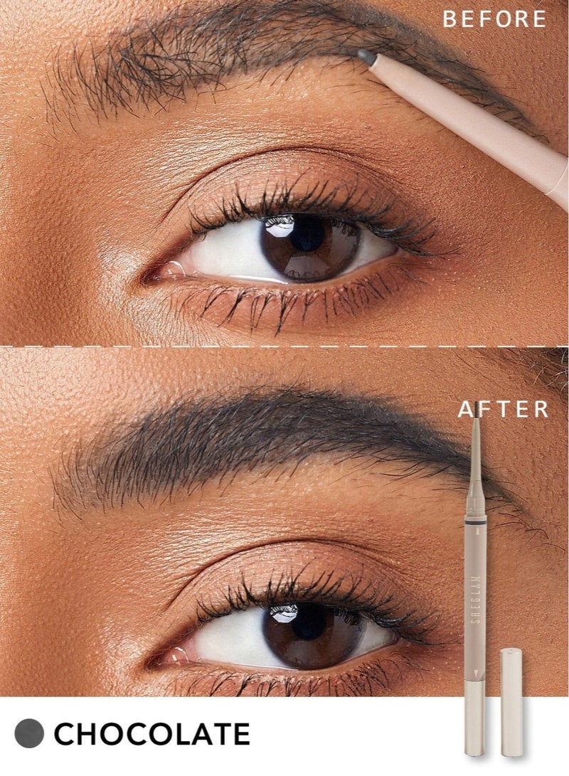 SHEGLAM Brow Crayon 21 Eyebrow Pencil  0.35ml - Image 4