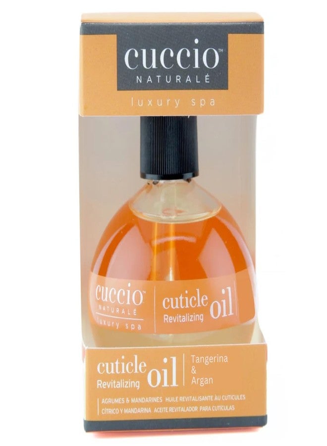Cuccio Naturale Tangerina & Argan Cuticle Oil 2.3 oz - Revitalizing Vitamin-Enriched Nail & Cuticle Treatment, Deep Hydration with Non-Greasy Lightweight Formula - Image 1