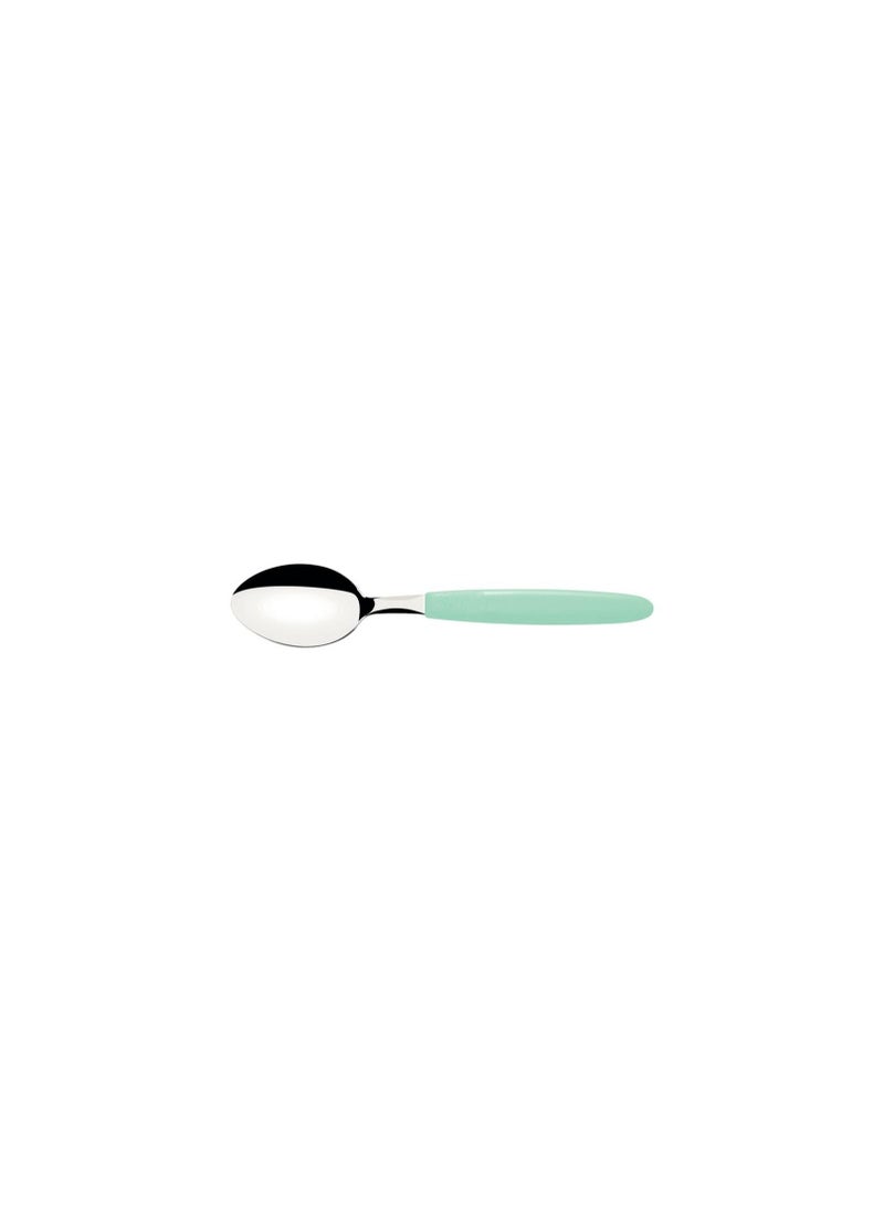 TRAMONTINA Since 1911,Made in Brazil- Ipanema Stainless Steel Table Spoon with Green Polypropylene Handle,  - Image 1