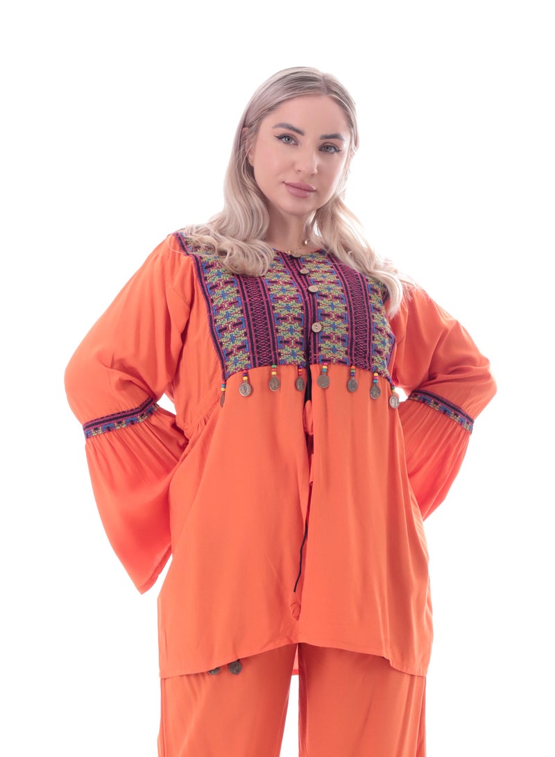 BEBO Women's embroidery pants set  - Image 1