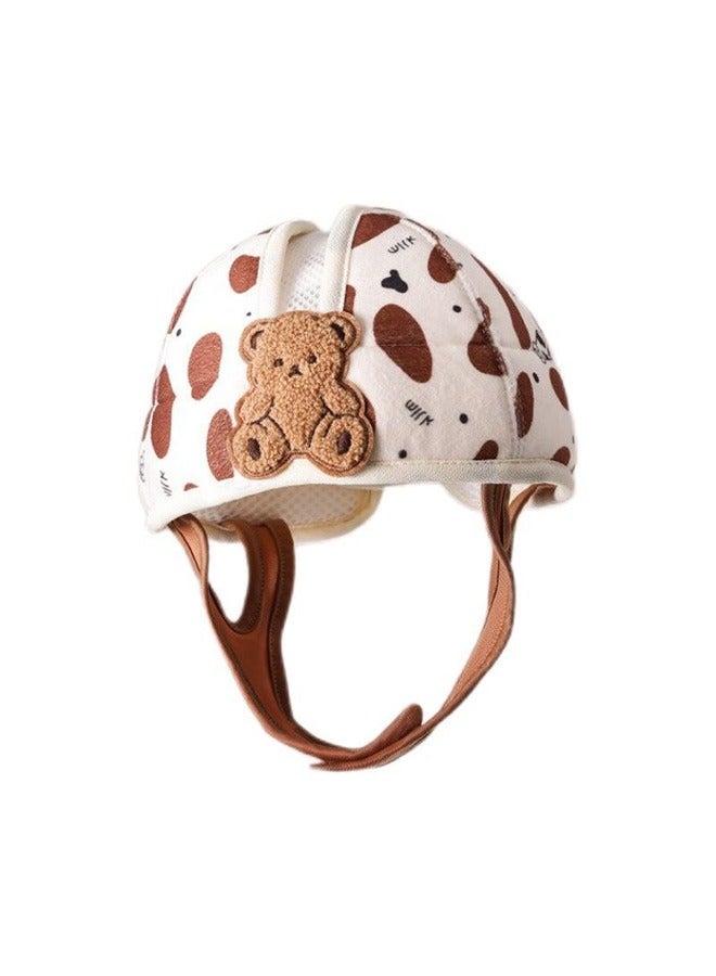Baby Head Protector, No Bump Safety Head Cushion Protective Cap, Breathable and Adjustable Head Cushion Bumper Bonnet, Child Safety Headguard, Baby Head Guard for Boys and Girls  - Image 1