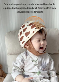 Generic Baby Head Protector, No Bump Safety Head Cushion Protective Cap, Breathable and Adjustable Head Cushion Bumper Bonnet, Child Safety Headguard, Baby Head Guard for Boys and Girls  - Image 3