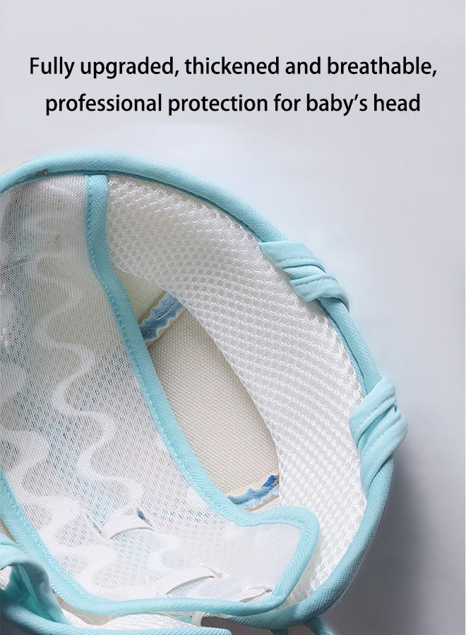 Baby Head Protector, No Bump Safety Head Cushion Protective Cap, Breathable and Adjustable Head Cushion Bumper Bonnet, Child Safety Headguard, Baby Head Guard for Boys and Girls  - Image 5