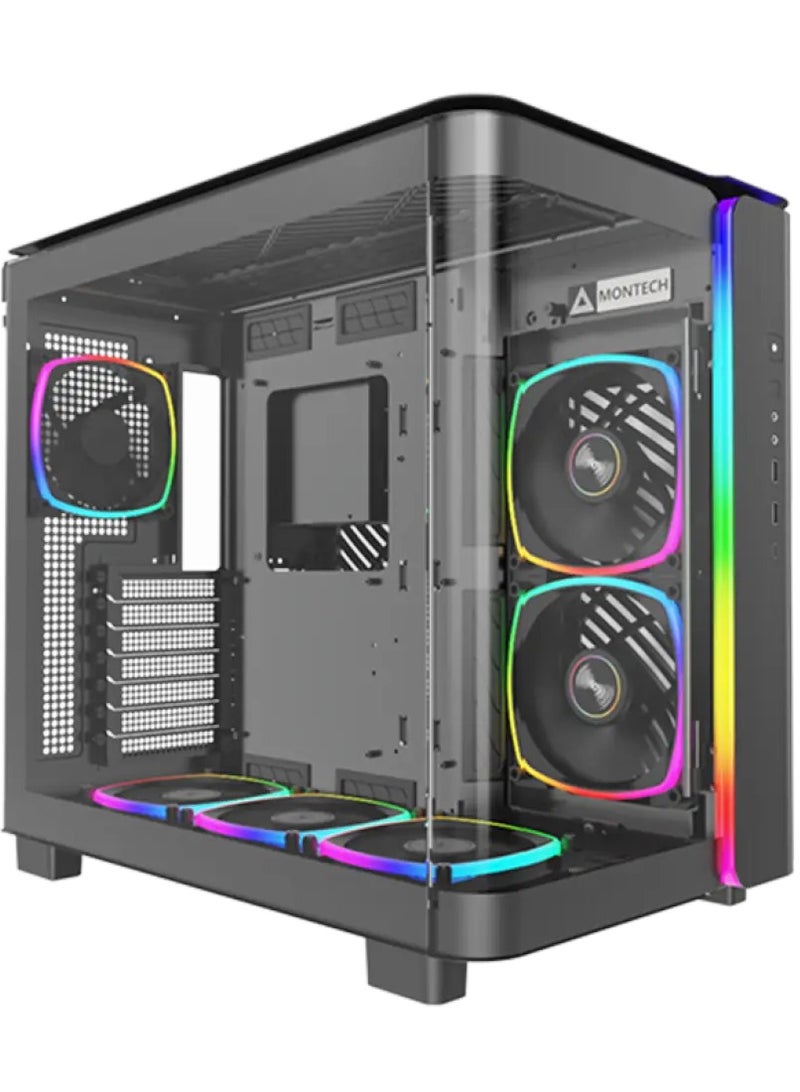 GCC GAMERS REBOOT 4060 AMD Gaming PC (Ryzen 5 7600x, RTX 4060 8GB, 32GB DDR5, 1TB SSD, WiFi Ready | Windows 11 Installed)  - Image 1