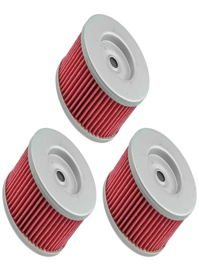 Caltric 3 Pack Oil Filter Compatible with Kawasaki 110 Klx110 Klx-110 Klx110L 2002-2018 - Image 3