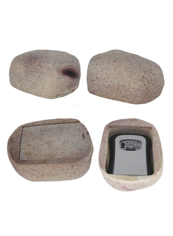 hualayou Hide A Key Outside Key Lock Box with Code Outdoor Large Size Fake Rock Key Hiders Holder Containers secret Compartment items Safe Storage Indoor Yard Garden Geocaching - Image 3