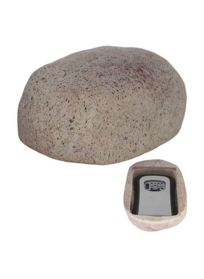 hualayou Hide A Key Outside Key Lock Box with Code Outdoor Large Size Fake Rock Key Hiders Holder Containers secret Compartment items Safe Storage Indoor Yard Garden Geocaching - Image 1