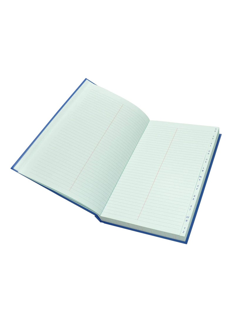 FIS - FIS Ledger Book, Azure Laid Ledger Paper, FS (210 x 330 mm) Size, 4 Quire - FSACLTC4Q73 - Image 1