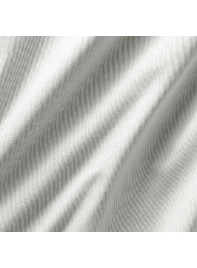 زبون ستائر تعتيم الغرفة، زوج واحد، أبيض، 145X300 سم - Image 2