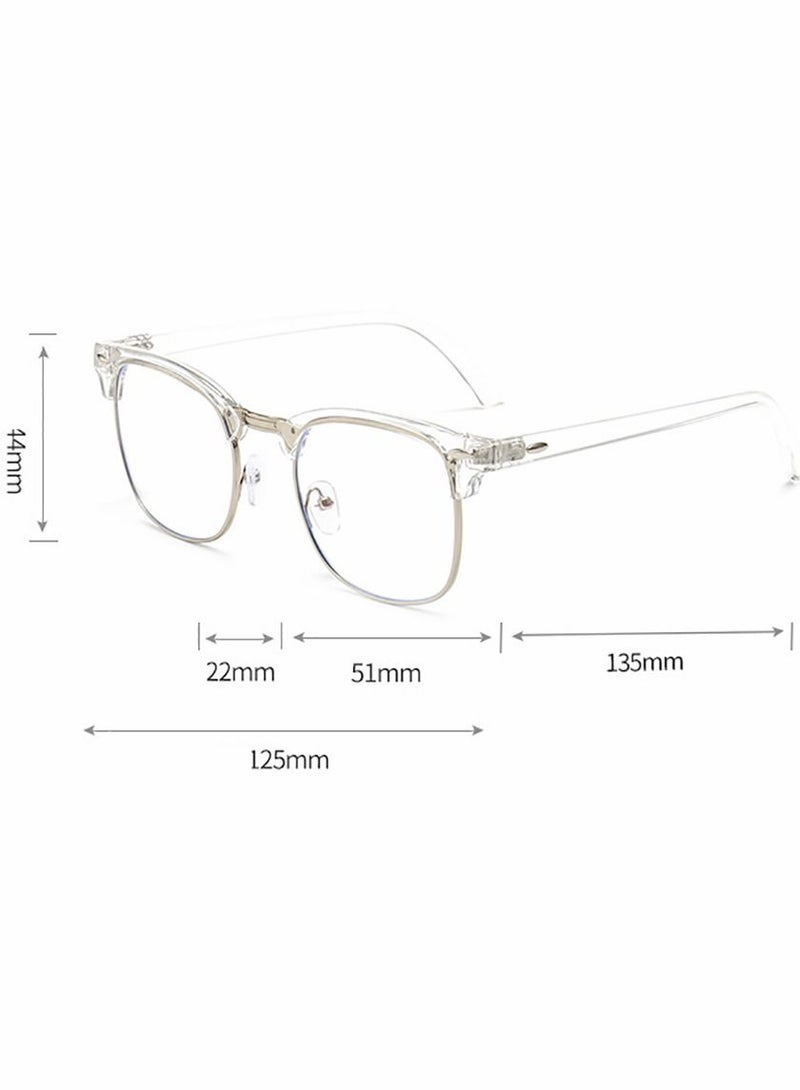 Generic Anti Blue Clight Glasses Suitable for Men and Women Reading UV Protection Eye Fatigue Prevention Computer Reading Games and TV  - Image 3