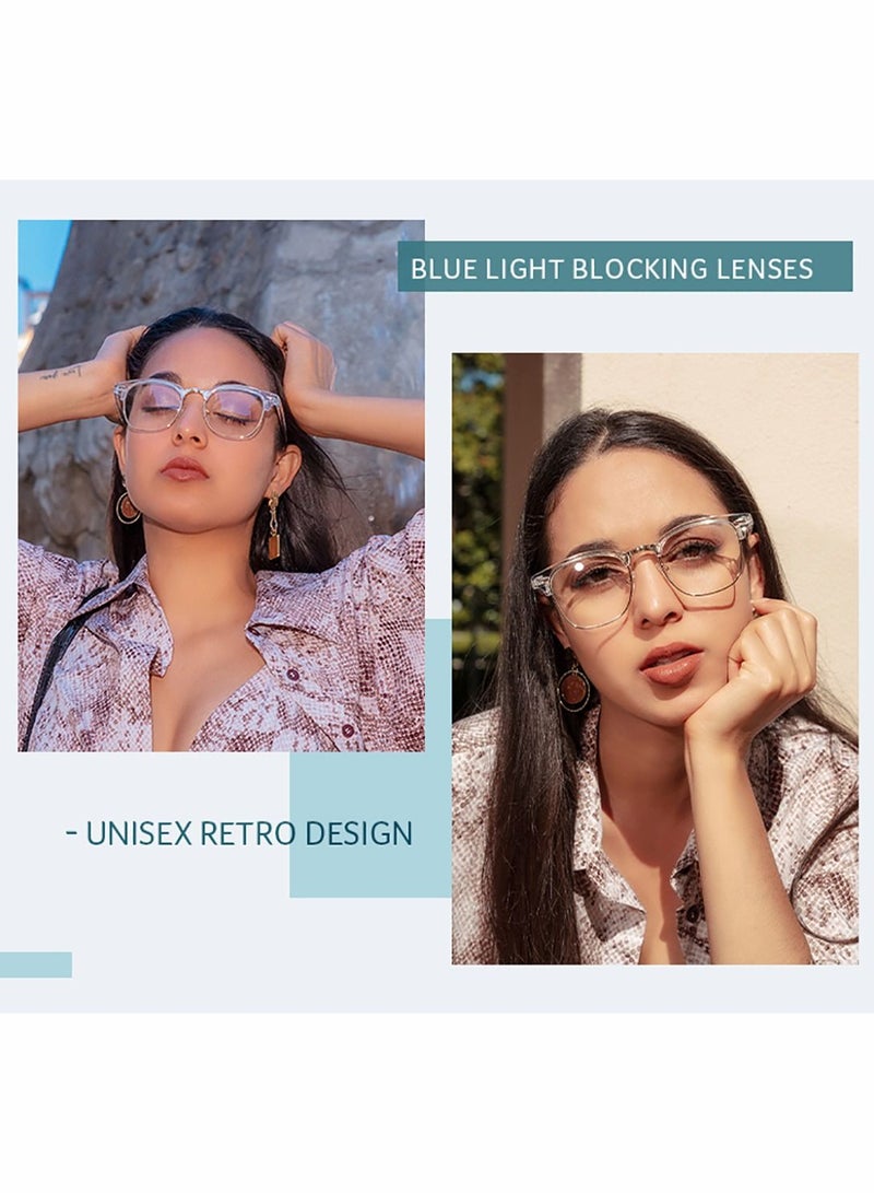 Generic Anti Blue Clight Glasses Suitable for Men and Women Reading UV Protection Eye Fatigue Prevention Computer Reading Games and TV  - Image 5