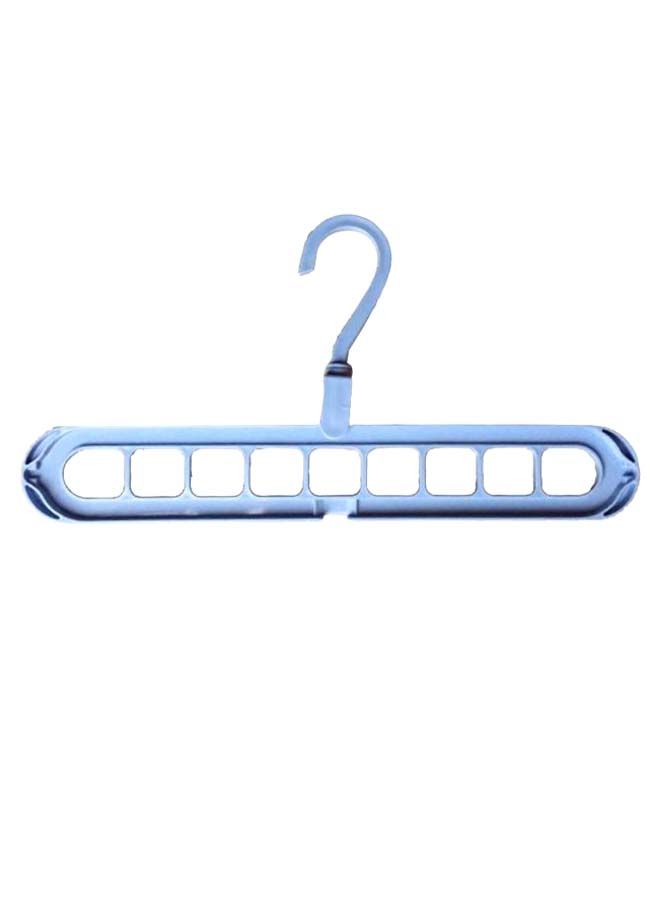 NIBEMINENT Multi-Function Rotating Folding Clothes Hanger Blue 335 x 170millimeter - Image 1