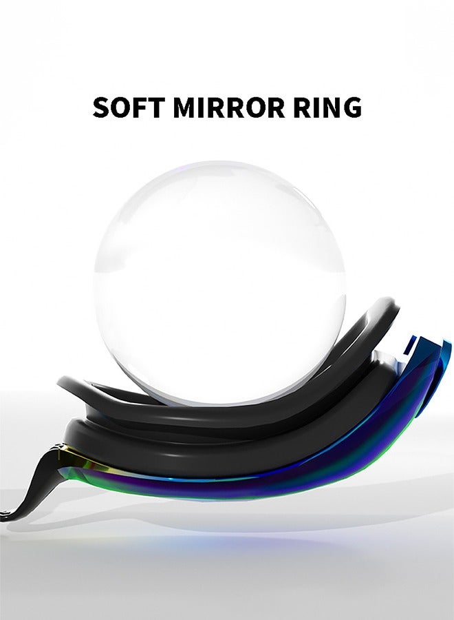 Generic Swimming Goggles Professional Waterproof  - Anti Fog Swimming Goggles With Ultra Wide And Crystal Clear View and UV Protection - Swim Goggles Comes with Earplugs，Swimming Cap Set for Women, Men  - Image 4