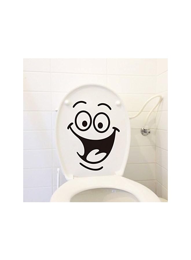 Zaboon Diy Home Decor Stickers Smile Bathroom Toilet Stickers Decorative Wall Stickers - Image 2