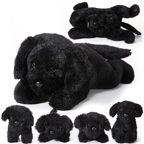 Skylety 5 Pcs Dog Stuffed Animal Puppy Stuffed with Babies Inside 1 Big Mommy with 4 Mini Baby Cute Soft Toy for Children Birthday Party Adopt a Puppy FavorLabrador - Image 1