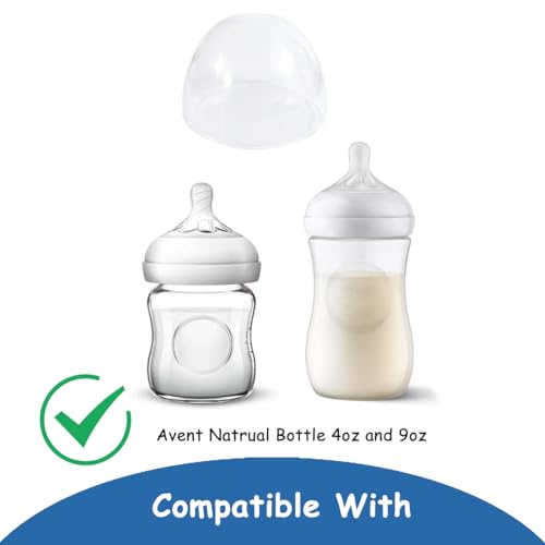 ROMIRUS Bottle Caps Replacement for Avent Natural Baby Feeding Bottles, 3 Pack - Image 4