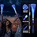 YOFOBU 72 PCS Blue Fiber Optic Wands Glow Fiber Wands Bulk LED Light Up Wands with 3 Flashing Modes LED Flashing Sticks for EasterMothers DayJuly 4th Christmas Wedding Gender Reveal Birthday - Image 4