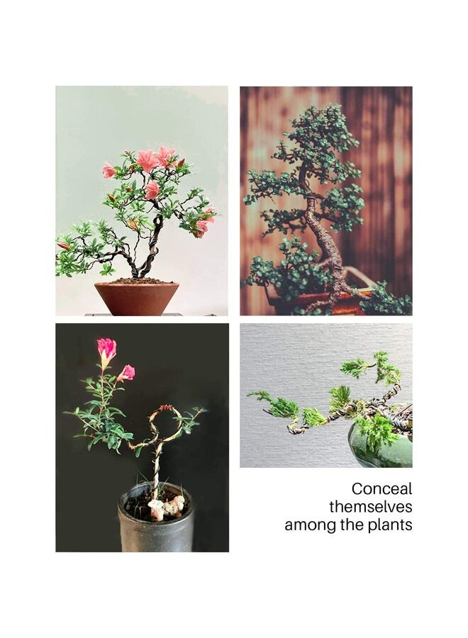 يُسلِّم 5 قطع + مقص، سلك بونساي ومجموعة أدوات بونساي، سلك شجرة بونساي بطول إجمالي لأشجار بونساي في الأماكن المغلقة، مقاس 1 مم، 1.5 مم، 2 مم، 3 مم، 4 مم، سلك ألومنيوم - Image 3