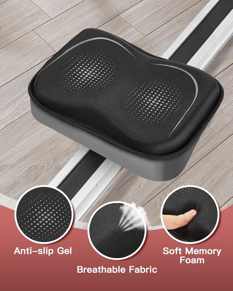 Fitense Rowing Machine Seat Cushion with Extra Sports Headband - Memory Foam Pad for Concept 2 Rower and More - Image 4