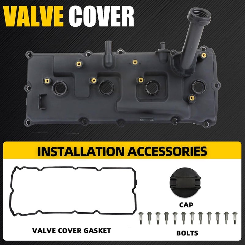 MILIPARTS Engine Valve Cover Set with Gasket for Nissan and Infiniti V8 5.6L - Image 3