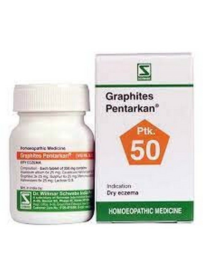 Dr.Willmar Schwabe India - Graphites Pentarka (Ptk 50) Tablets Skin Care - Pack Of 5 |5B20|