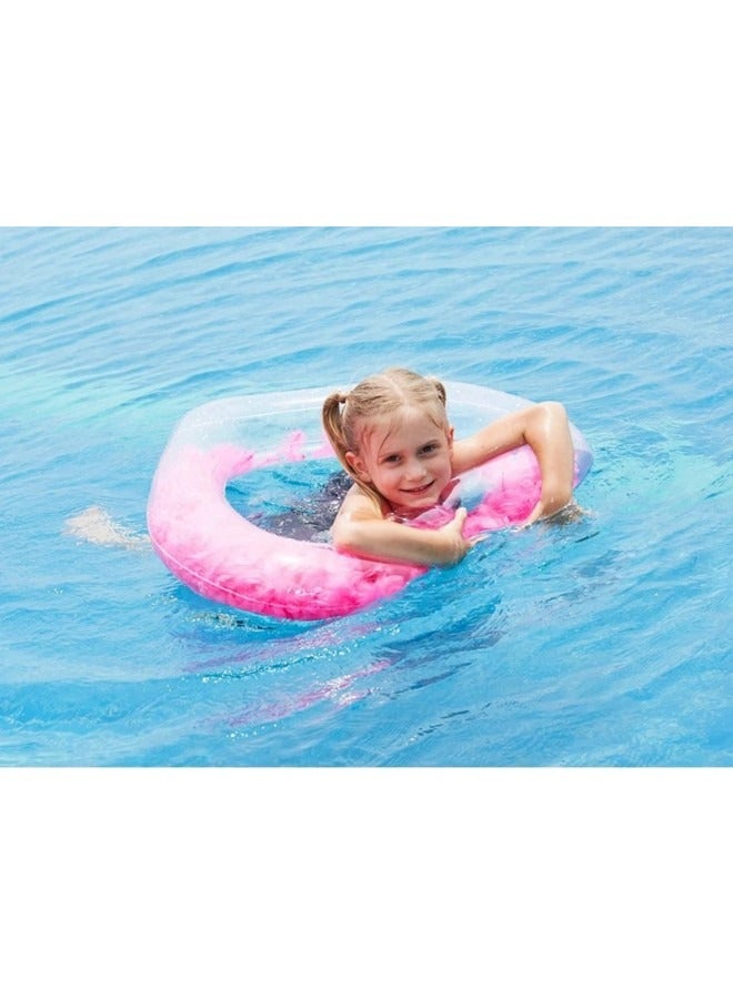 GGEROU Floating Ring,Feather Heart Float - Image 2