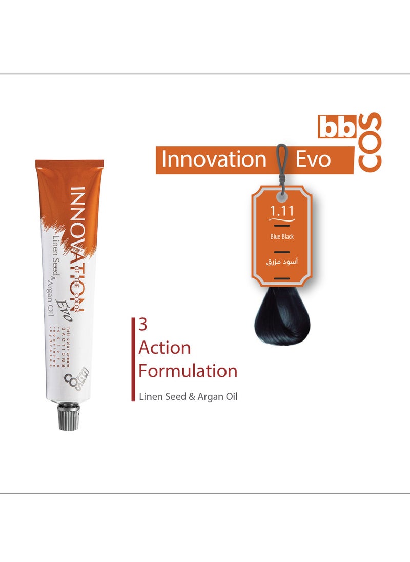 bbcos Innovation Hair Color 100 ml- 1.11 