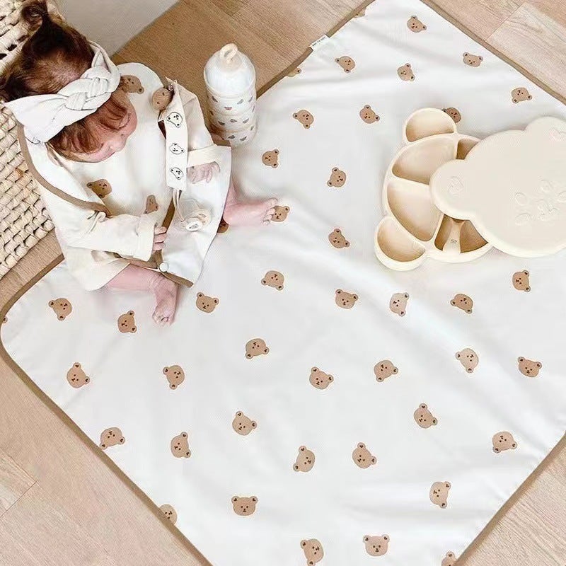 Ins Baby Diaper Pad Crib Overnight Bed Sheet Travel Essential Children'S Products Waterproof Hand Washable Nursing Pad - Image 2