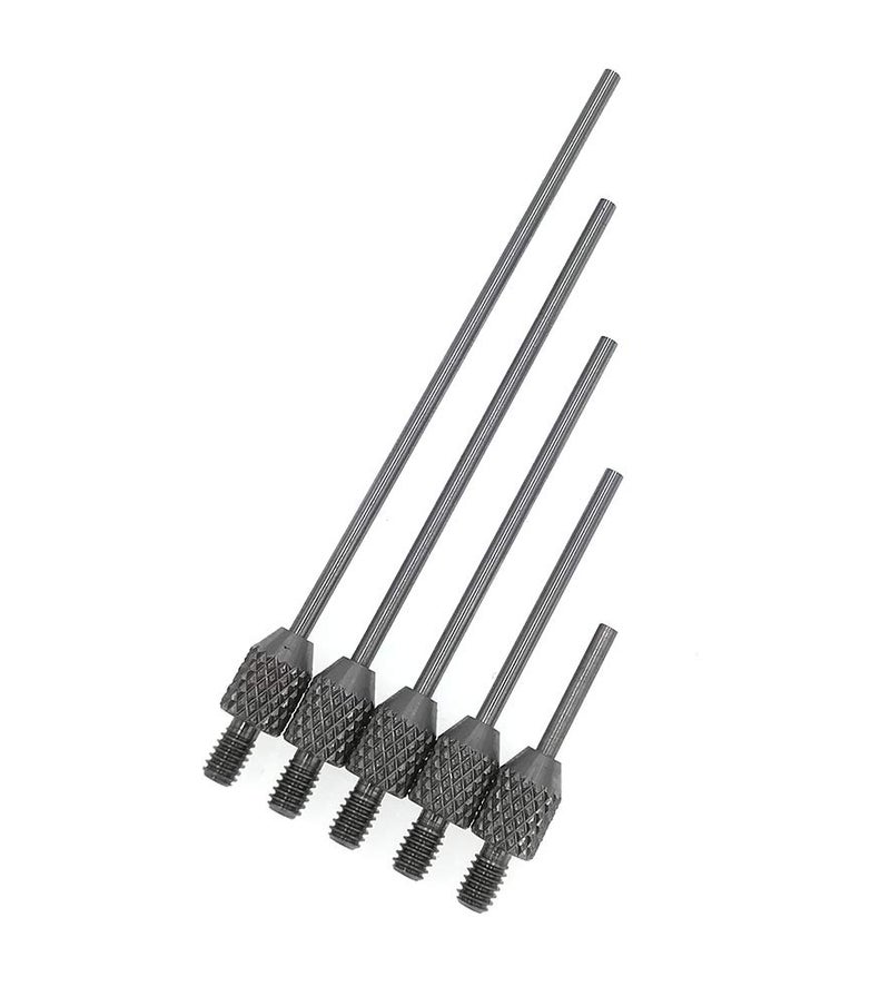 suxing Needle Contact Point Sets for Dial Indicator Depth Gauge 4-48 UNF Thread Shank 1.5mm Diameter 10mm to 50mm Length - Image 3