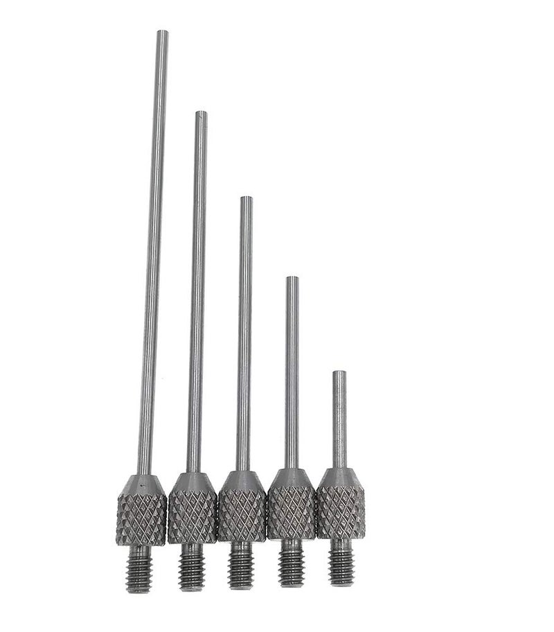 suxing Needle Contact Point Sets for Dial Indicator Depth Gauge 4-48 UNF Thread Shank 1.5mm Diameter 10mm to 50mm Length - Image 2