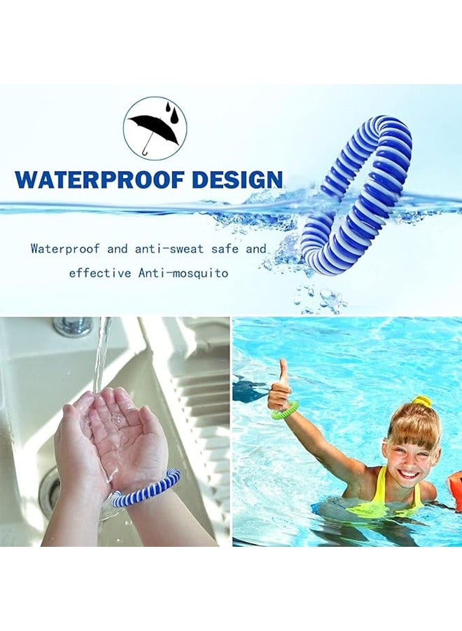 10PCS Mosquito Repellent Bracelet, All Natural DEET Free Anti Insect Bands,, Long Lasting Waterproof and Safe for Adults and Children - Image 3