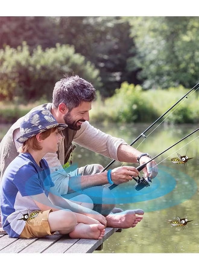 10PCS Mosquito Repellent Bracelet, All Natural DEET Free Anti Insect Bands,, Long Lasting Waterproof and Safe for Adults and Children - Image 5