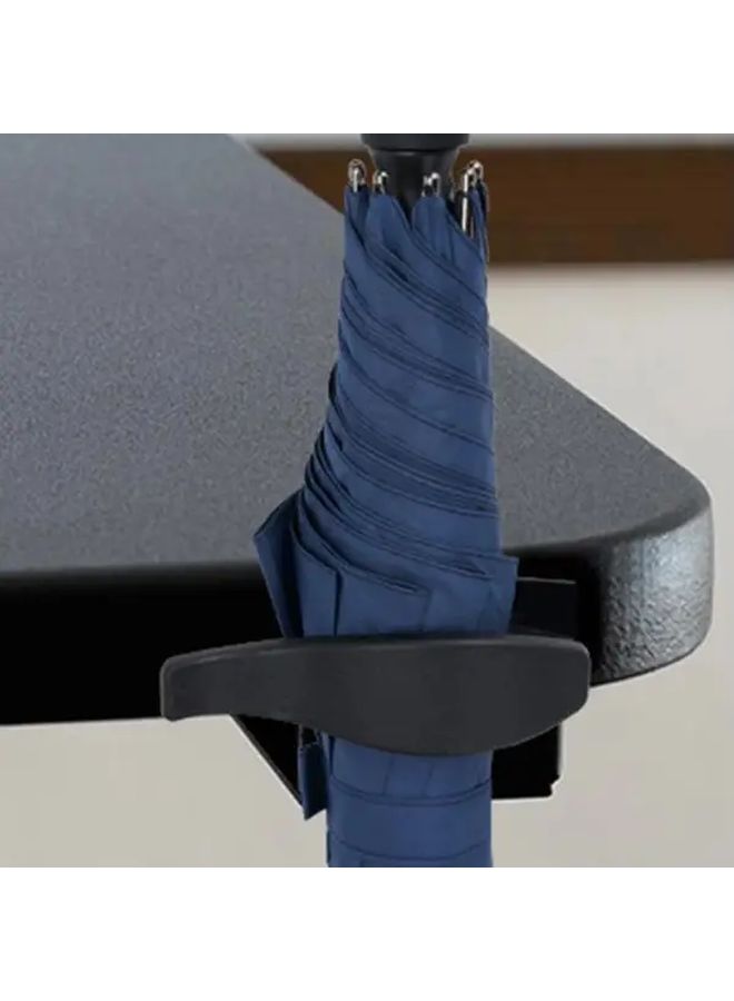 2pcs Black Car Seat Back Hook Multipurpose Umbrella Holder Bracket For Car Interior Storage - Image 3