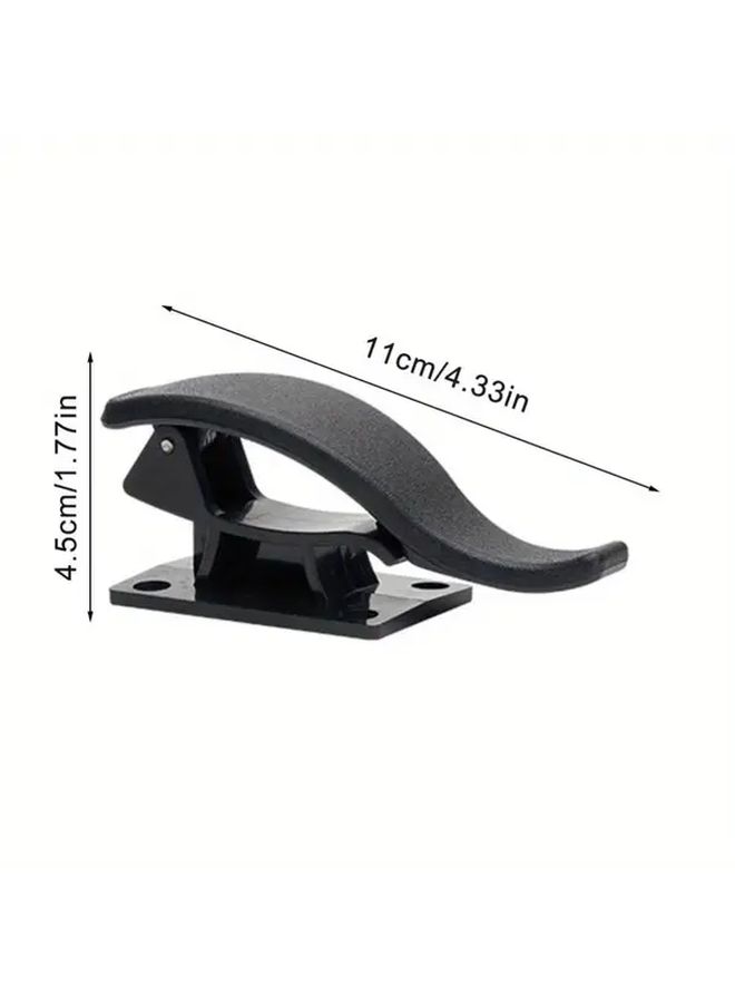 2pcs Black Car Seat Back Hook Multipurpose Umbrella Holder Bracket For Car Interior Storage - Image 4