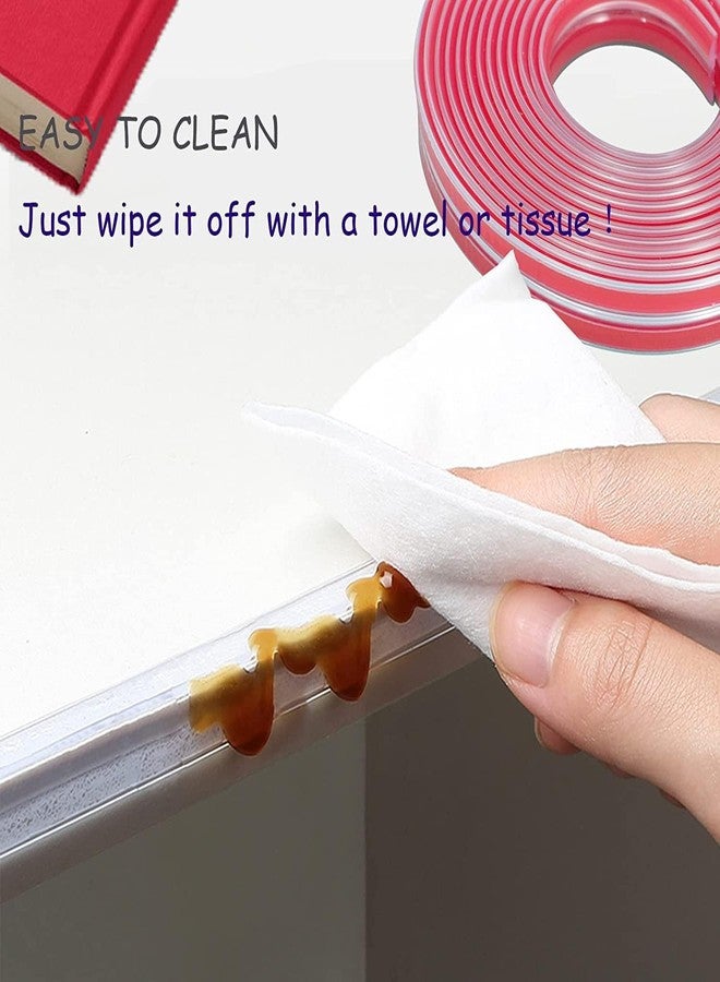 RoarCraft Baby Proofing, Clear Edge Protector Strip for Kids, Upgrade Silicone Soft Corner Protectors with Pre-Taped Strong Adhesive, for Cabinets, Tables, Drawers (10 * 10 mm x 2 Miter) - Image 2