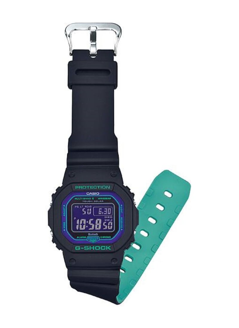 CASIO - G-shock Digital Resin Bnad Purple Dial Men's Watch GW-B5600BL-1DR - Image 1