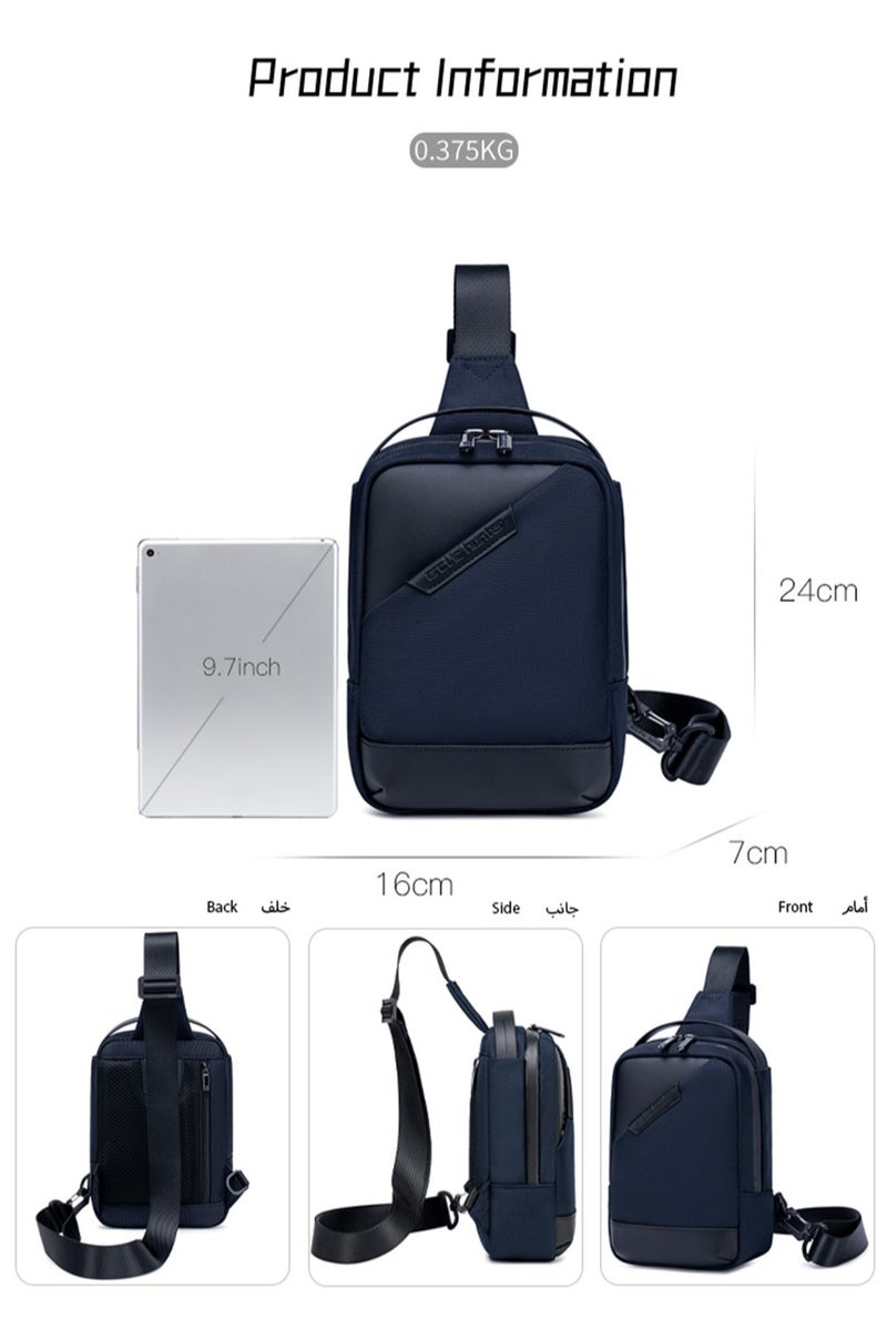 ARCTIC HUNTER Business Chest Crossbody Bag, One Shoulder Sling Bag with Tablet Compartment - Image 3