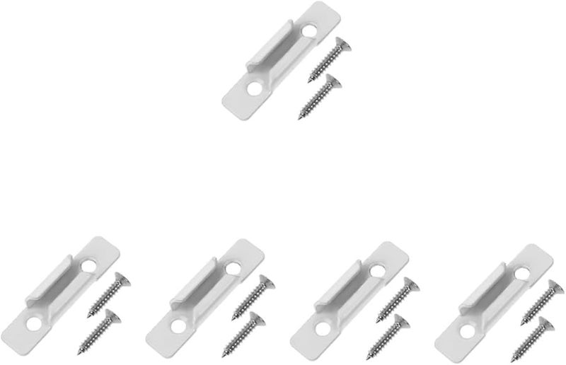 5Pcs Window Lock Replacement Latch Strike Keeper Enhanced Security Easy Installation Weather Resistant - Image 1