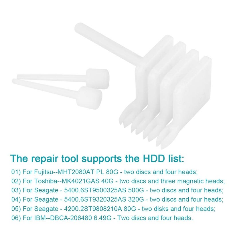 FOSA 104# Hard Drive Head Replacement Comb, Replacement Hard Disk Head Tool Head Comb Hard Disk Head Tool for 7200.11 ST31000340AS 3.5" HDD Practical Repair Tool - Image 3
